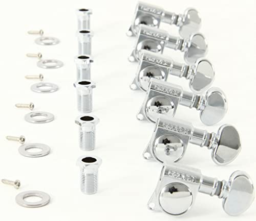 【中古】【未使用・未開封品】Grover 406C6 Rotomatic Mini 15cm Line Self Locking Machine Heads, Chrome