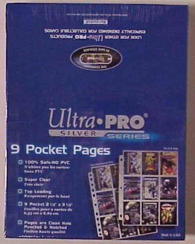【中古】【未使用・未開封品】100 Ultra Pro Silver Series 9 Pocket Page (Box of Pages)｜AJIMURA-SHOP
