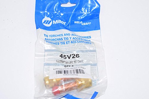 【中古】【未使用・未開封品】WeldCraft 45V26 Gas Lens Collet Bodies, 3/32, for Torch 17; 18; 26 by Weldcraft