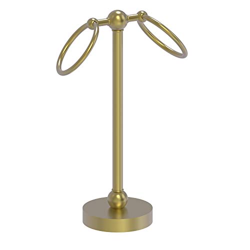 【中古】【未当てはめる・未開封品】Vanity Top 2 Ring Guest Towel Holder - GL-53-SBR