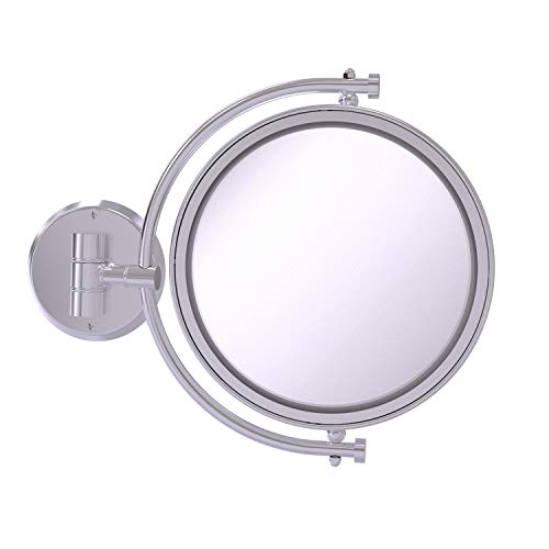 【中古】【未当てはめる・未開封品】Allied Brass WM-4/3X 8 Inch Wall Mounted 3X Magnification Make-Up Mirror, Satin Chrome