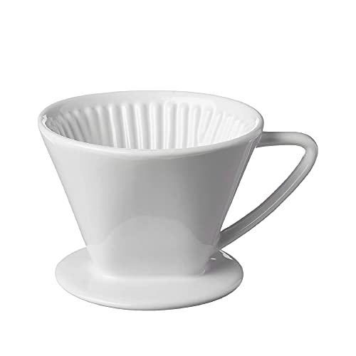 【中古】【未使用・未開封品】Cilio Two Cup Coffee Filter in White Porcelain