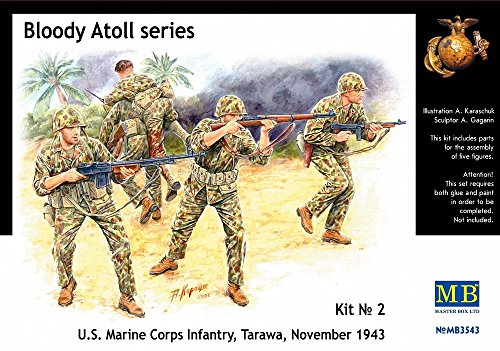 【中古】【未使用・未開封品】Masterbox 1:35 Scale "bloody Atoll Series. Kit No 2". Us Marine Corps Infantry|AJIMURA-SHOP