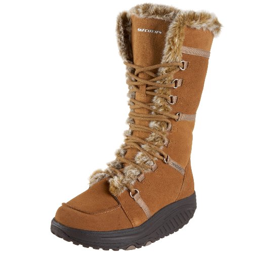 【中古】【未当て嵌める・未開封品】Skechers Sport レディース 伸縮性フィットネスブーツ US 大きさ: 10 色つや: 赤銅色