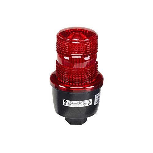 【中古】【未使用・未開封品】Federal Signal LP3P-012-048R Streamline Low Profile Strobe Light, Pipe Mount, 12-48 VDC, Red by Federal Signal