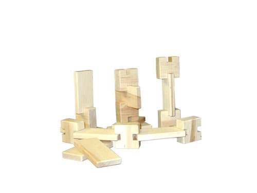 【中古】【未使用・未開封品】Beka 06018 リトルビルダーブロックセット 18ピースセット