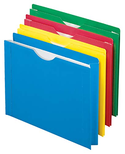 【中古】【未使用・未開封品】Pendaflex カラー強化ファイルジャケット 2インチ拡張ジャケット レターサイズ アソートカラー 8パック (12003EE)