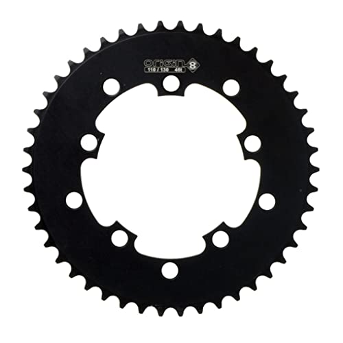【中古】【未使用・未開封品】Origin8 BMX/Singlespeed/Fixie Chainring, 46t, 110/130 BCD, 1/8, Black 141［並行輸入］