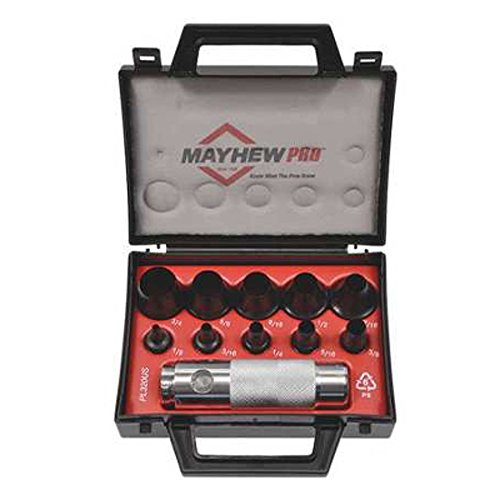 【中古】【未使用・未開封品】Mayhew Pro 66008 1/8-Inch to 3/4-Inch SAE Hollow Punch Set by Mayhew [並行輸入品]