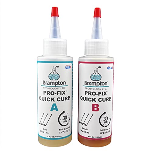 【中古】【未当てはめる・未開封品】(8 Ounce) - Brampton Epoxy PRO-FIX 5 \u0026 15 Quick Cure - Golf Club Repair