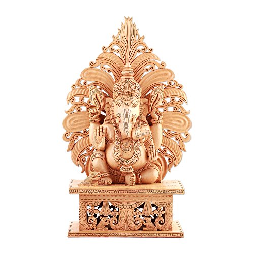 【中古】【未使用・未開封品】NOVICA 71384インチ 燃えるガネーシャ 木製彫刻｜AJIMURA-SHOP