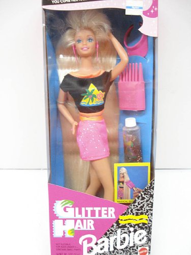 【中古】【未使用・未開封品】Glitter Hair Barbie 1993 Blonde Hair