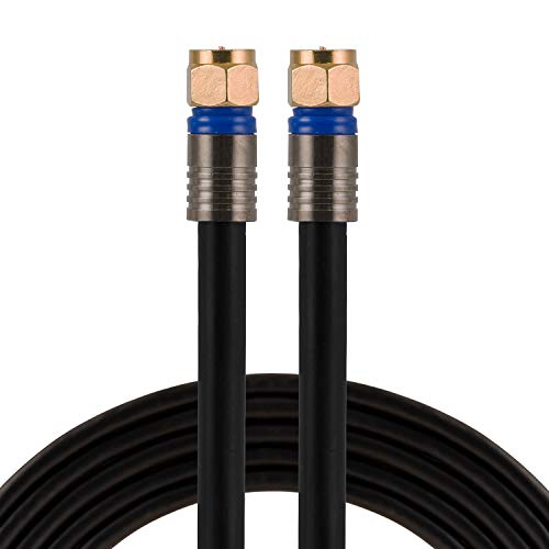 【中古】【未当て嵌める・未開封品】GE Ultra Pro 6?- フィート rg6?Quad遮蔽物同軸有線テレビwith締め付ける 50 フィート 87667