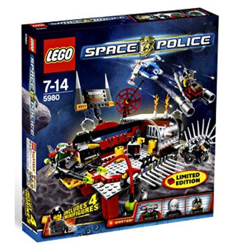 【中古】【未当て嵌める・未開封品】LEGO Space Police Exclusive Limited Edition Set #5980 Squidman\u0027s Pitstop
