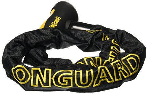 【中古】【未使用・未開封品】OnGuard Mastiffチェーンロック(キーロック付き)(ブラック、110cm×10mm)