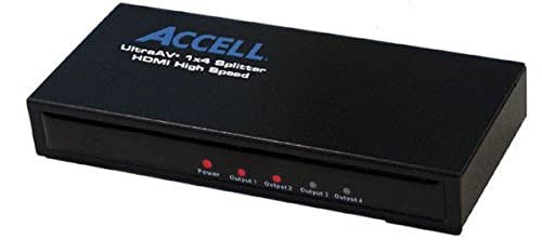 【中古】【未使用・未開封品】Accell K078C-004B UltraAV HDMI 1.3 1x4 Mini-Splitter (Black) by ACCELL - DIRECTRAK [並行輸入品]｜AJIMURA-SHOP