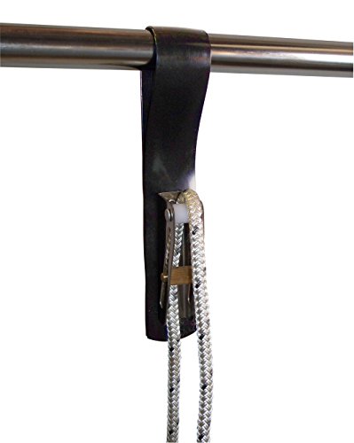 【中古】【未使用・未開封品】(Black) - Dock Edge Boat Fender Line Holder with Adjuster