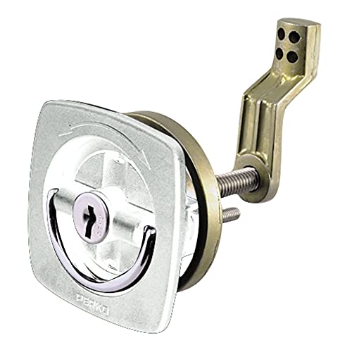 【中古】【未使用・未開封品】Perko 0931DP1WHT Flush Lock with Offset Cam Bar & Flexible Polymer Strike - White