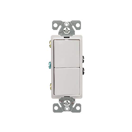 【中古】【未使用・未開封品】Eaton 7728W-SP 15-Amp 120-Volt Decorator Heavy Duty Grade Two Single-Pole Combination Switches, White by Eaton