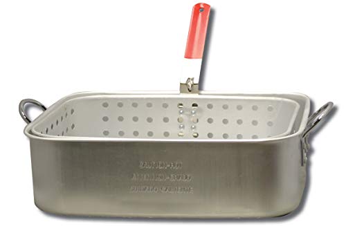 【中古】【未使用・未開封品】王 Kooker KK6 15 クォート アルミ 長方形 フライパン と バスケット 32,175円