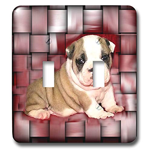 【中古】【未使用・未開封品】3drose LLC lsp _ 4118?_ 2?British Bulldog Puppyダブル切り替えスイッチ