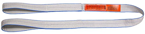 【中古】【未使用・未開封品】Liftall EE2802TFX8 Tuff-Edge Web Sling, Flat Eye and Eye, 2-ply, 2 x 8' by Lift All