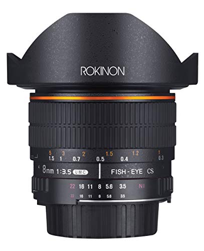 【中古】【未使用・未開封品】Rokinon FE8M-C 8mm F3.5 魚眼レンズ Canon用 - ブラック|AJIMURA-SHOP