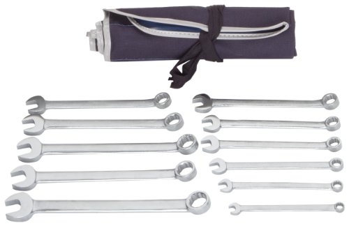 【中古】【未使用・未開封品】Martin C11KM Combination Wrench Set, 11 Pieces ranging from 7mm to 17mm in Kit Bag, Chrome Finish by Martin｜AJIMURA-SHOP