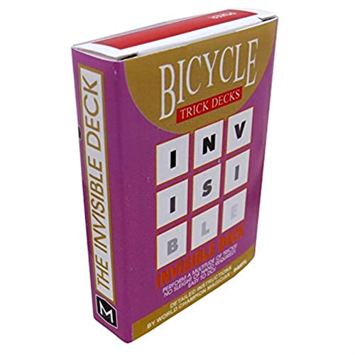 【中古】【未使用・未開封品】Invisible Deck Bicycle - red by US Playing Cards｜AJIMURA-SHOP