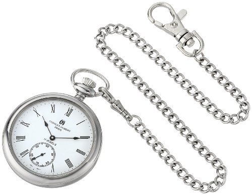 【中古】【未当てはめる・未開封品】charles-hubert、光の都市Open Face Mechanical Pocket Watch