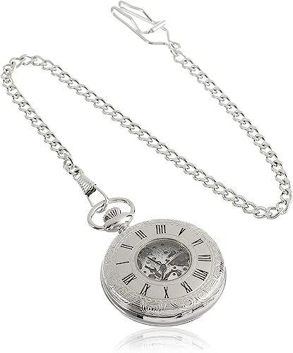 【中古】【未当て嵌める・未開封品】Charles-Hubert- Paris Brass Mechanical Hunter Case Pocket Watch #3804