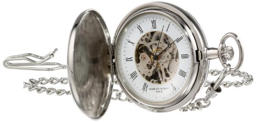【中古】【未使用・未開封品】Charles-Hubert- Paris Brass Two-Tone Mechanical Hunter Case Pocket Watch #3711|AJIMURA-SHOP