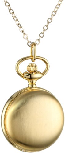 【中古】【未当て嵌める・未開封品】Charles-Hubert, Paris Women\u0027s 6765 Gold-Plated Satin Finish Quartz Pendant Watch