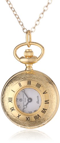 【中古】【未使用・未開封品】クラシック懐中時計 パリス 6764 14金メッキクォーツペンダント?ウォッチ チャールズ?ヒューバート 【並行輸入】