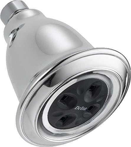 【中古】【未使用・未開封品】(Chrome) - Delta RP54752 Universal Showering Components, Traditional Water-Efficient Showerhead, Chrome