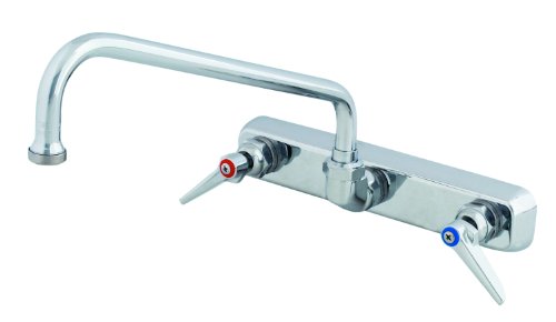 【中古】【未使用・未開封品】T&S Brass B-1127 Workboard Faucet with Wall Mount, 8-Inch Centers, 10-Inch Swing Nozzle and Lever Handles by T&S Brass|AJIMURA-SHOP