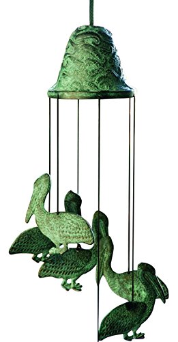 【中古】【未当て嵌める・未開封品】SPI Home 30488 Tropical Island Pelican Wind Chime Garden Decor