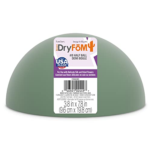 【中古】【未使用・未開封品】FloraCraft Half Desert Foam Ball, 8-Inch by FloraCraft [並行輸入品]