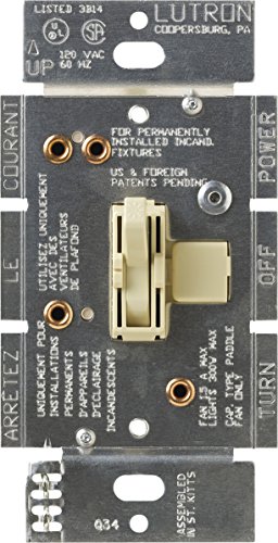 【中古】【未使用・未開封品】Lutron Toggler 1.5アンペア 単極 3速コンビネーションファンとライトコントロール AY2-LFSQ-IV アイボリー|AJIMURA-SHOP