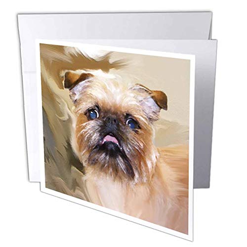 【中古】【未使用・未開封品】犬Brussels Griffon???Brussels Griffon Portrait???グリーティングカード Set of 6 Greeting Cards