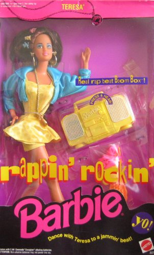 【中古】【未使用・未開封品】Barbie Rappin' Rockin' TERESA Doll w Working Boom Box (1991) by Barbie