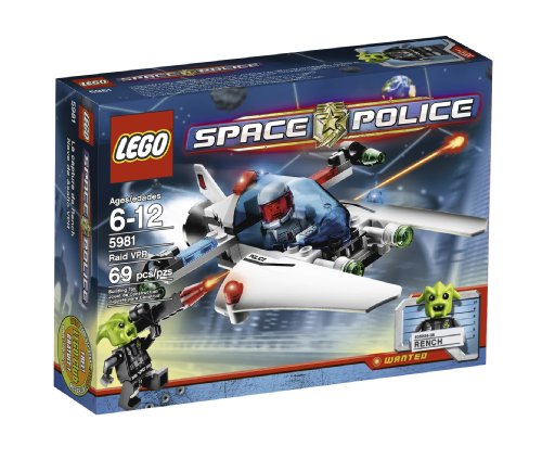 【中古】【未当て嵌める・未開封品】LEGO Space Police 5981 Raid VPR レゴ 間隔文字警察当局