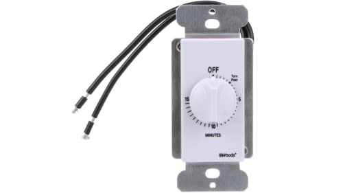 【中古】【未使用・未開封品】Woods 59711 In Wall Countdown Timer, 15-Minute, White by Woods