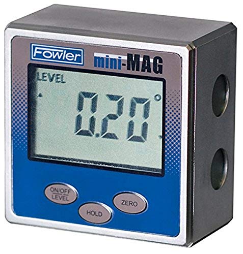 【中古】【未使用・未開封品】Fowler Full Warranty Mini-MAG Protractor, 54-422-450-1, 360° Maximum Measurement, 0.05° Repeatability