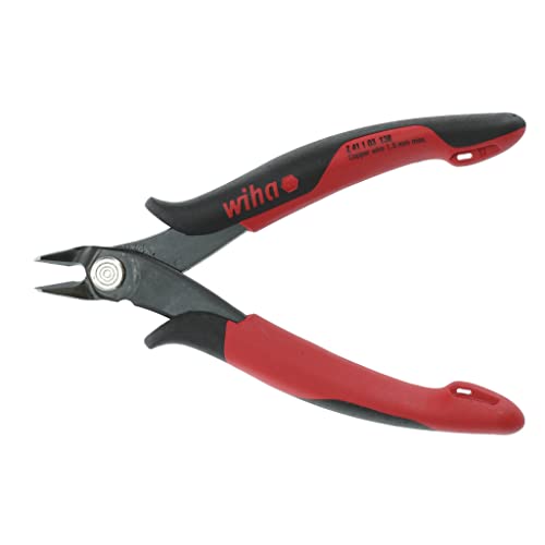 【中古】【未使用・未開封品】Wiha 56818 Precision Electronic Diagonal Cutters with Wide Pointed Head by Wiha