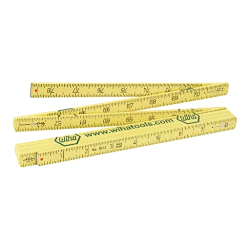 【中古】【未使用・未開封品】Wiha 61662 Metric Long Life MaxiFlex Folding Ruler with Outside Reading by Wiha
