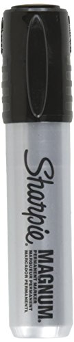 【中古】【未使用・未開封品】Sharpie Magnum 油性ペン ブラック[6本パック]