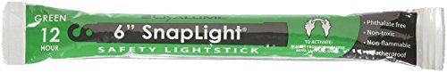 【中古】【未使用・未開封品】Cyalume サイリューム 6インチ SnapLight スナップライト グリーン10本セット