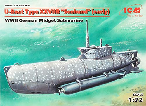 【中古】【未使用・未開封品】ICM 1/72 ドイツ軍 Uボート XXVIIB ゼーフント 特殊潜航艇 前期型 プラモデル S006 20,475円