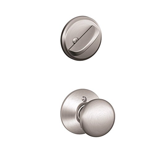 【中古】【未使用・未開封品】Schlage f59?Ply 626プリマス内部ノブとデッドボルト、つや消しクローム(内部半分のみ)｜AJIMURA-SHOP